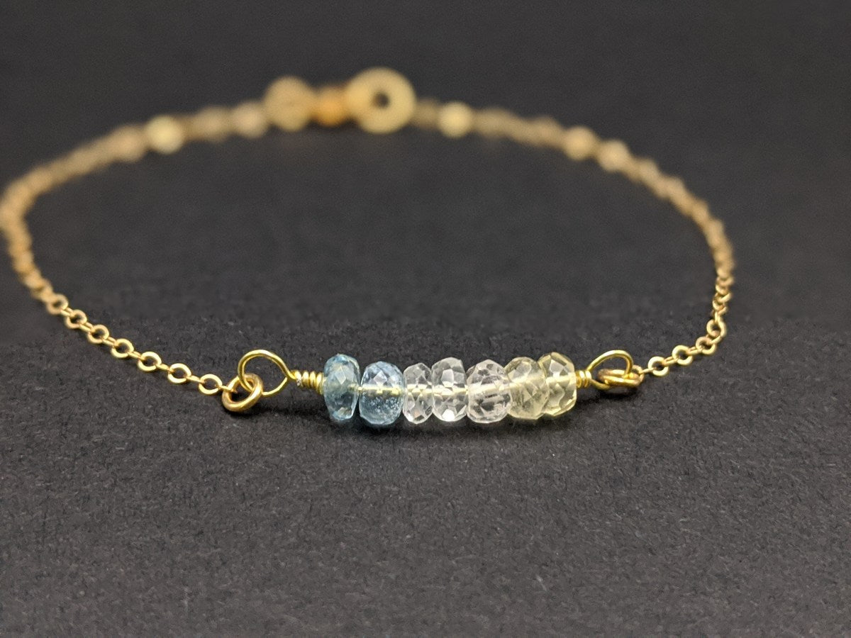 Sand to Sea Crystal Bracelet