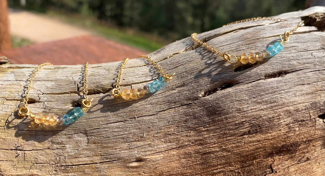 Ocean Sunrise Crystal Bracelet