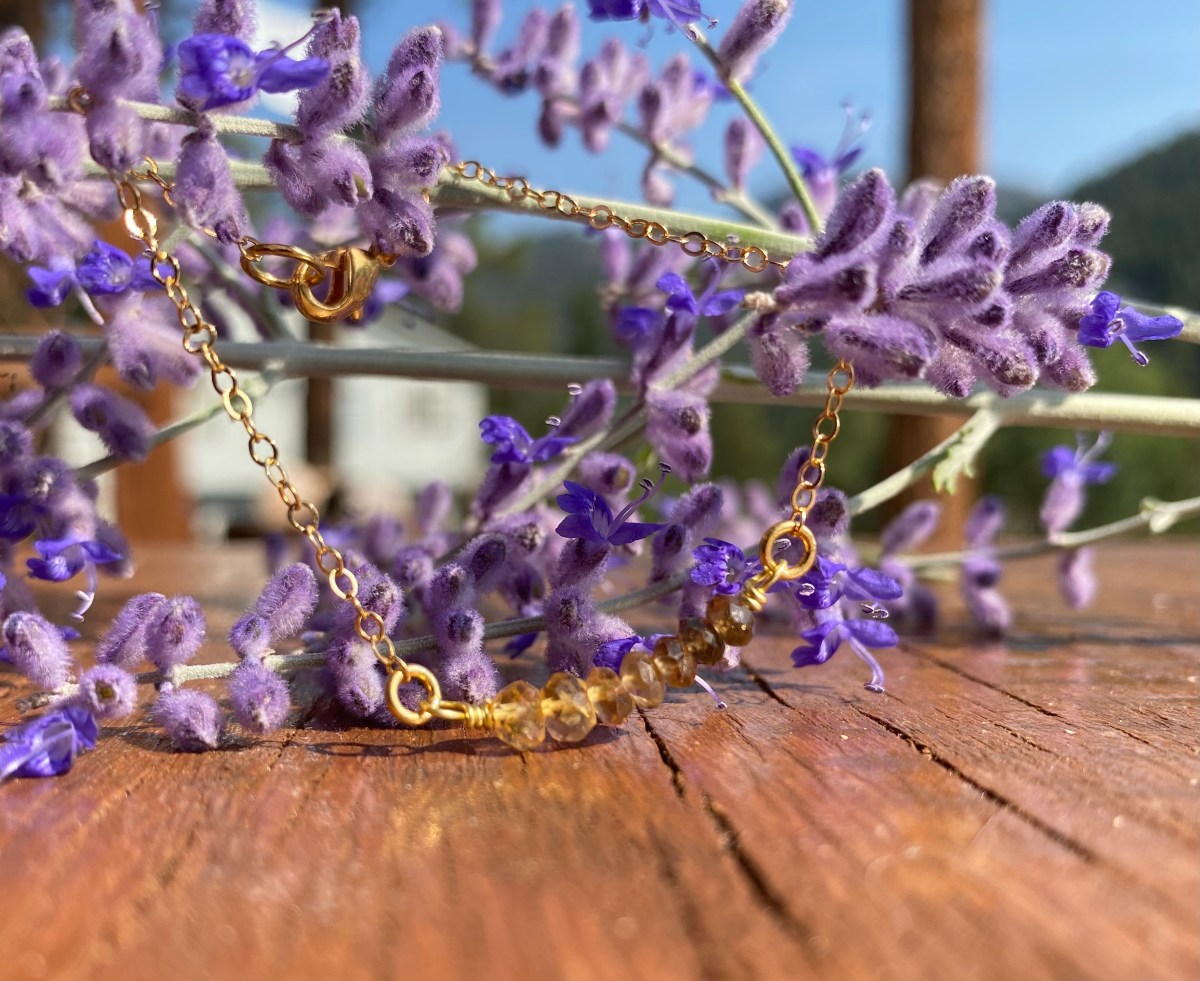 Sunflower Fields Crystal Bracelet